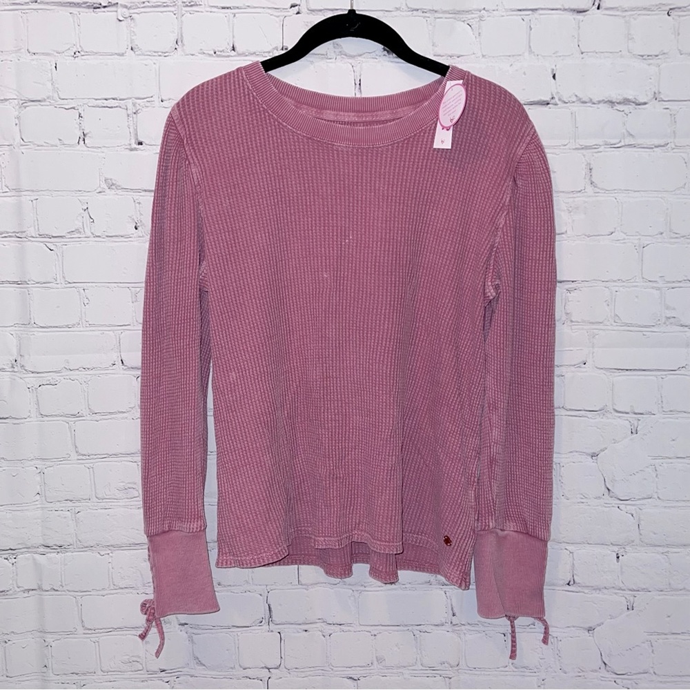 Justice NWT Garment Dyed Thermal Shirt 14/16 Plus